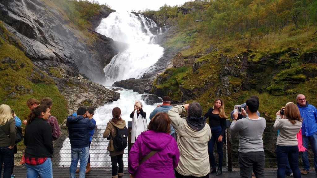 Waterfall stop on the way up...