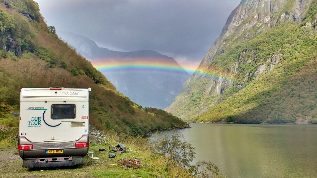Motorhome Nærøyfjord, Norway