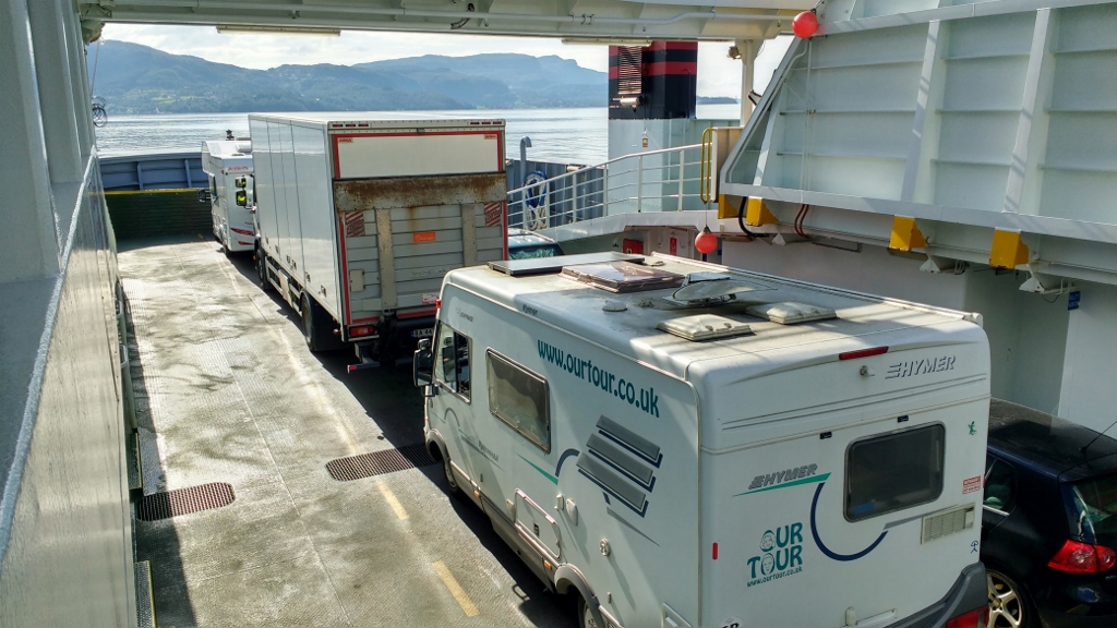 Motorhome Ferry Norway