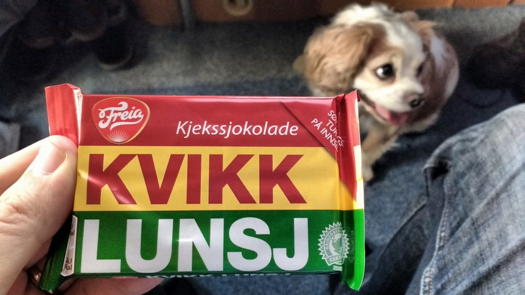 Kit Kat in Norway is called Quick Lunch! Tastes the exact same.