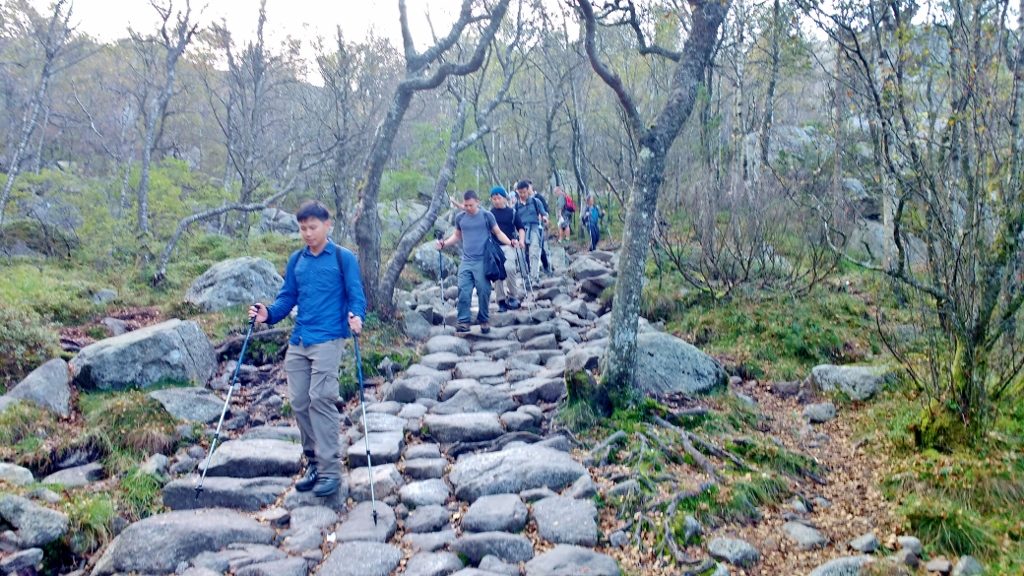 Hike to Pulpit Rock, Preikestolen, Norway