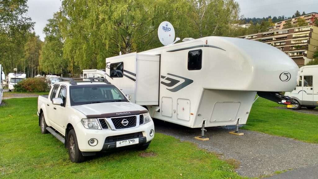 Keith and Bronwyn's British-Made Fifth Wheeler. An incredible vehicle it is too.