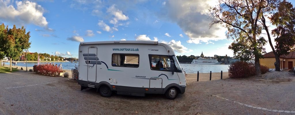 Zagan on Skeppsholmen Island in the middle of Stockholm