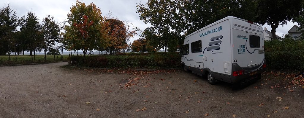 Free parking at the Dyrehaven, north of Copenhagen