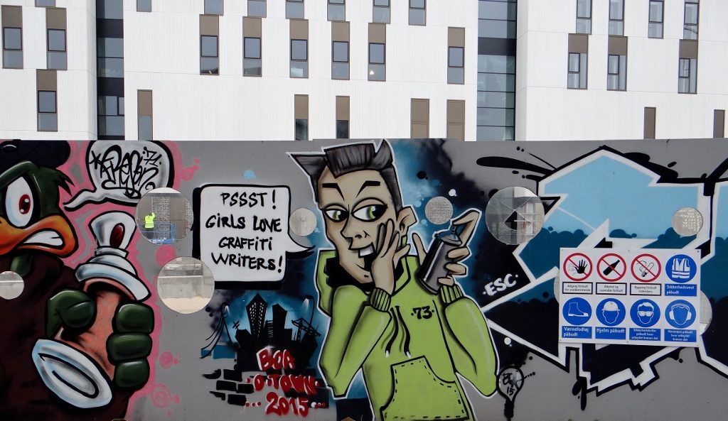 Apparently the girls love graffiti writers!