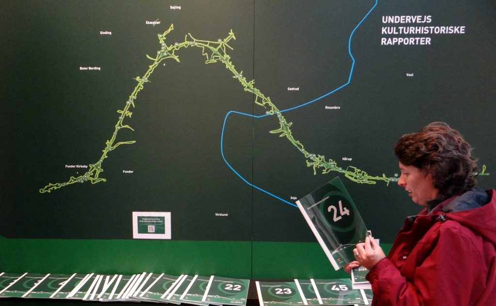 Clearly the motorway project had a major PR battle on its hands, and produced stacks of material, including the exhibition, to try and get the locals on-side