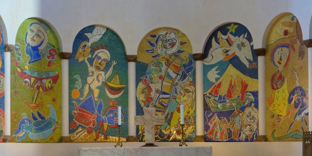 Modern artwork in Ribe cathedral - not really my thing, but its always interesting to see the modern and traditional intertwine