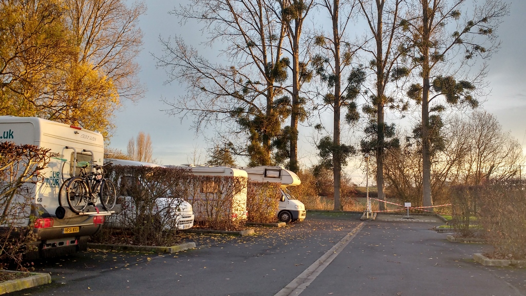 Motorhome Parking near Chalais on D347 France