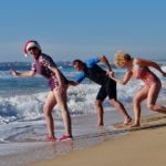 Christmas morning swim