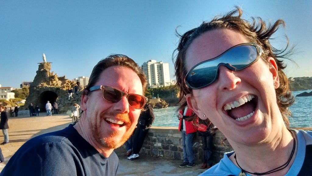 Rocher de la Vierge in Biarritz