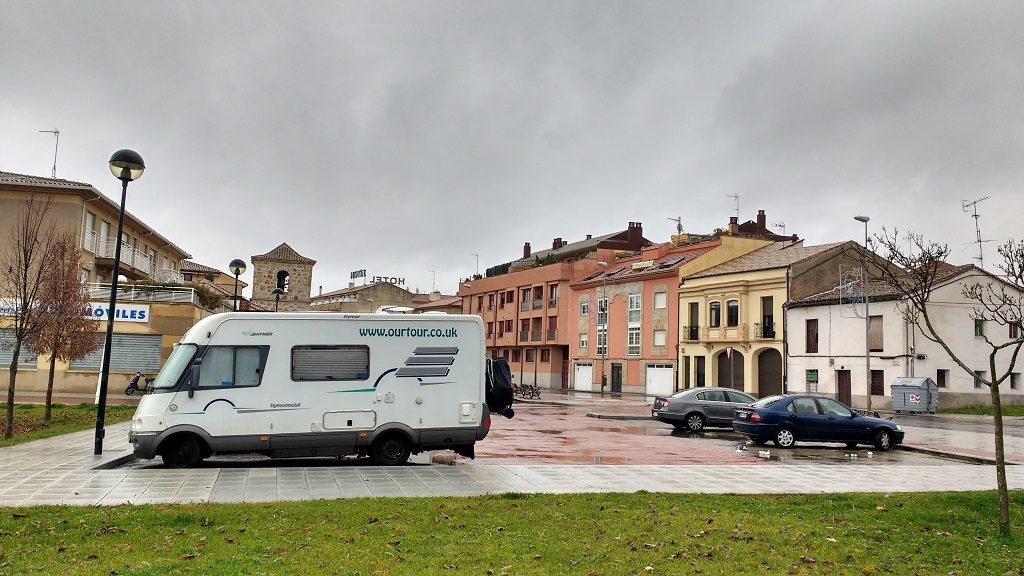 Cheeky free parking place a stone's throw from central Salamanca