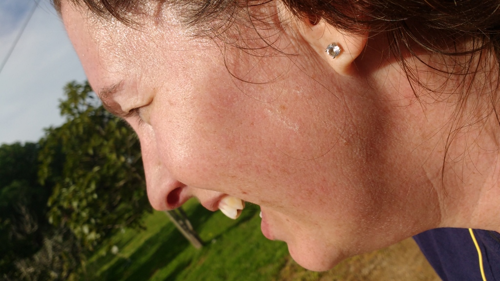 When salt crusts up on your face: you know you're a distance runner