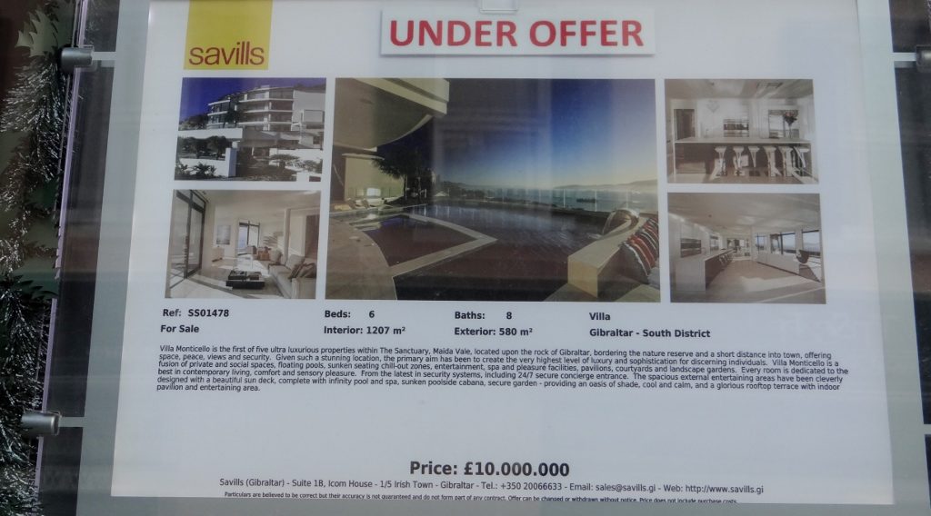 Estate agents usually say something like 'Ask Inside' for anything which costs over £2m. Not here.