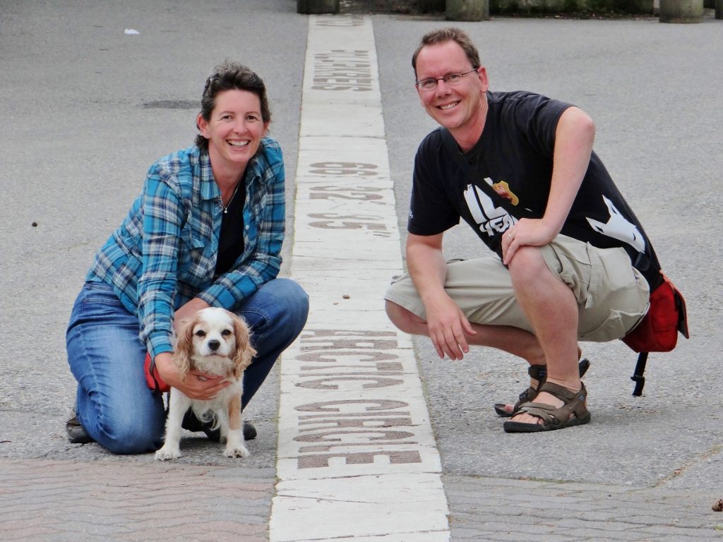 Crossing Arctic Circle Finland