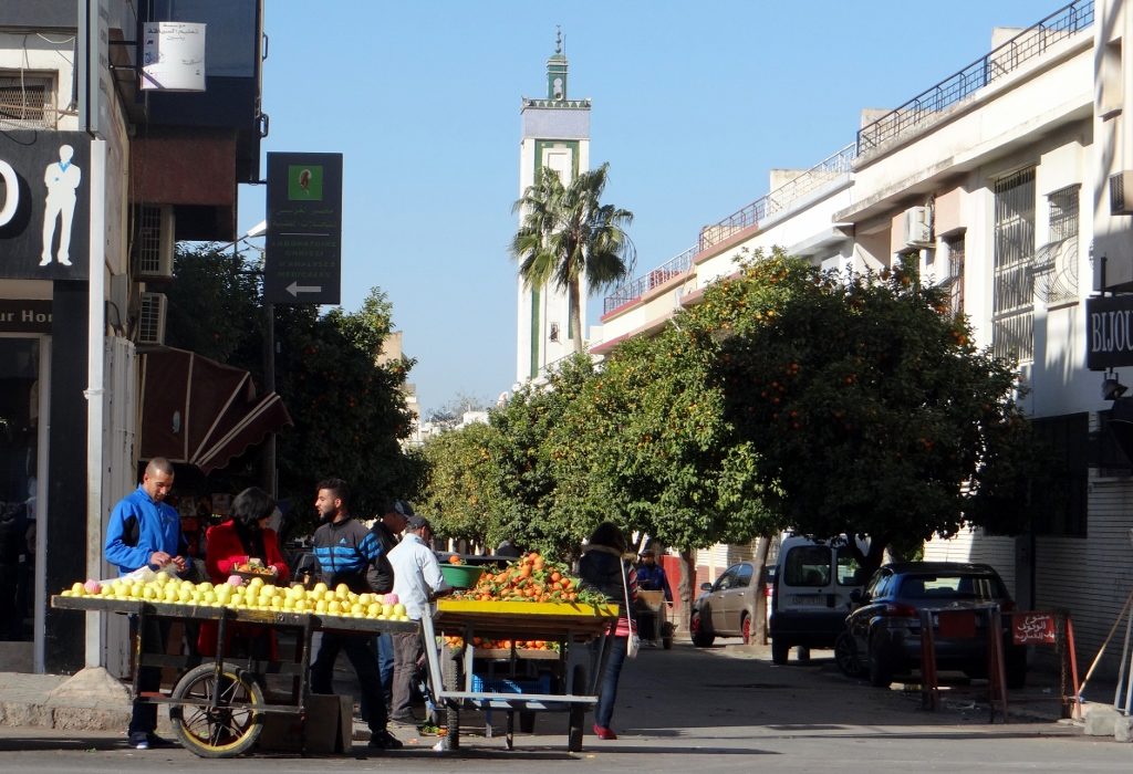A street in Fes new town