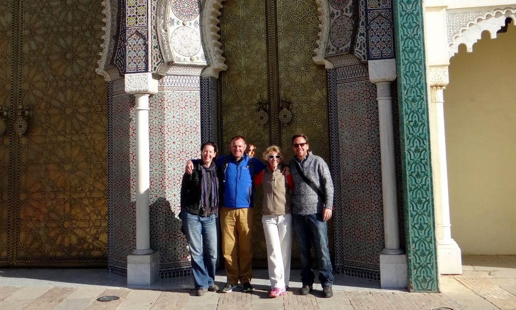 Us four (plus Tigger) at the Royal Palace