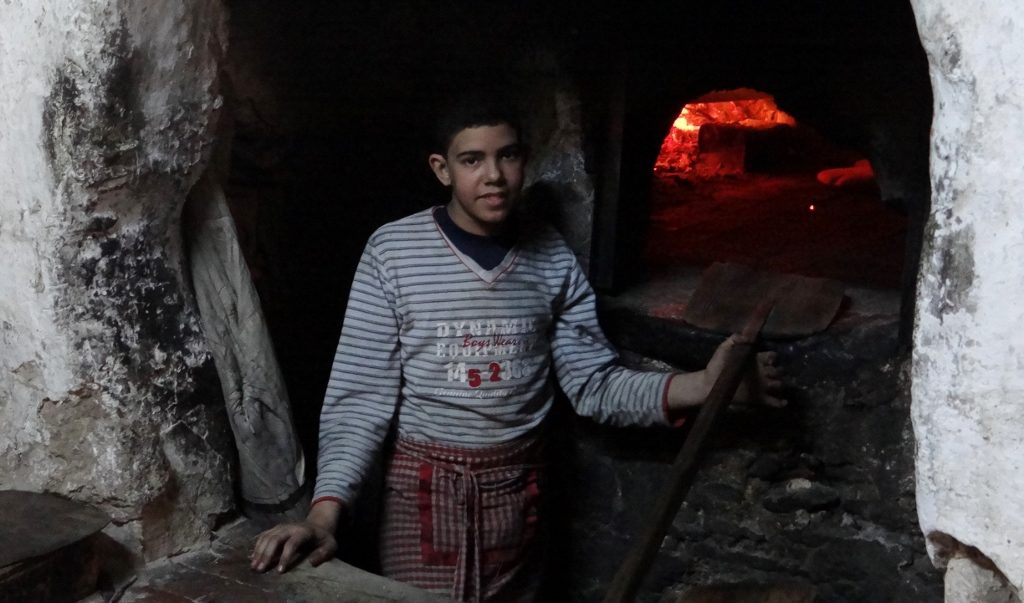 A baker in Fes.