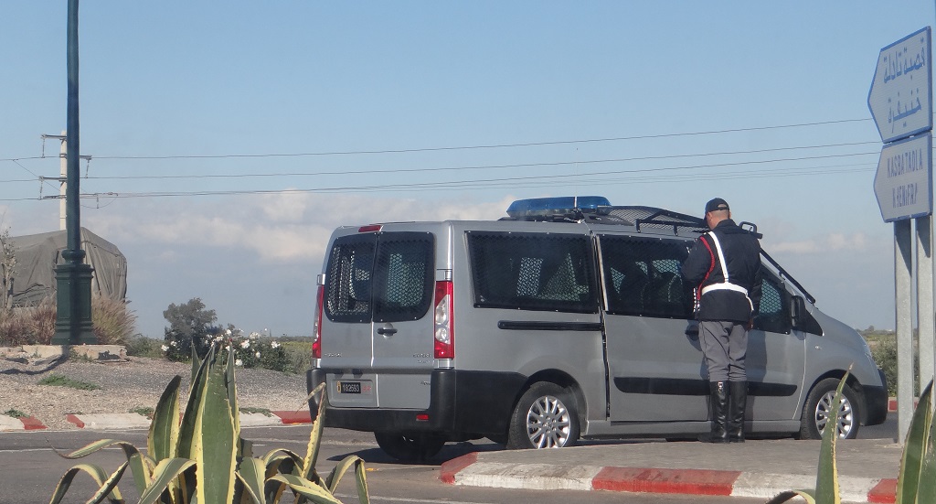 The nice policeman who did me for speeding in Morocco