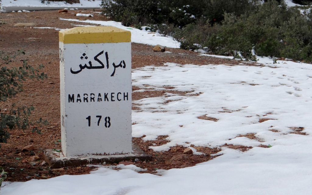 Marrrakech here we come! 178km means about 4 or 5 hours of driving here in our lumbering adventure wagon