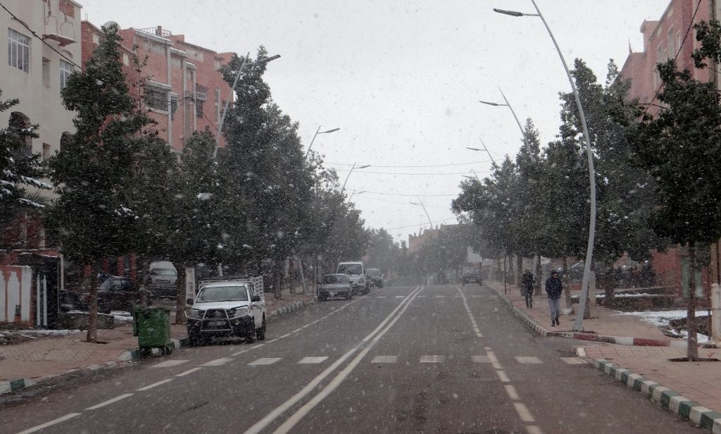 Snow in Africa: Azilal, Middle Atlas