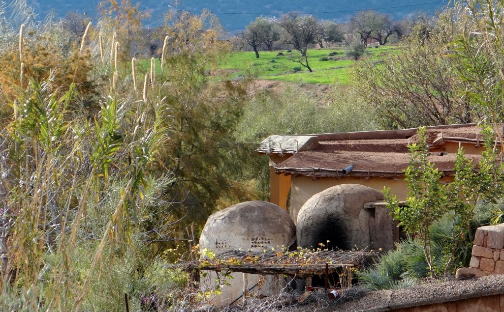 A two-man hammam at the hotel next to the campsite