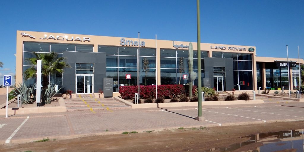 Or you can pick up a new Jag or Land Rover on your way into town. Very odd to see showrooms like this when folks in Ouzoud were getting around on £150 donkeys and mules