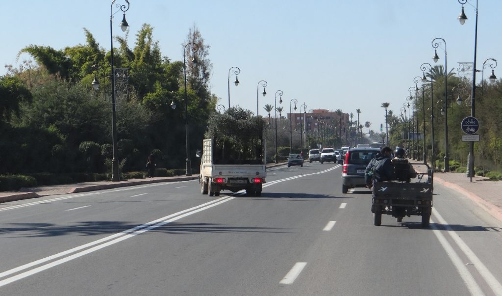 The N8 into Marrakesh