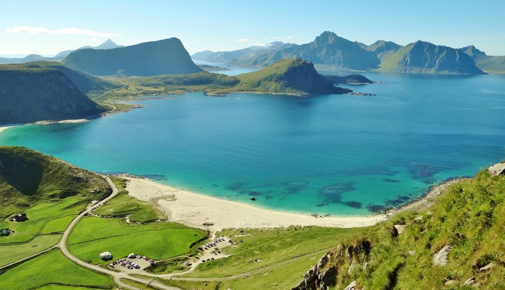 Haukland Beach Lofotens Norway