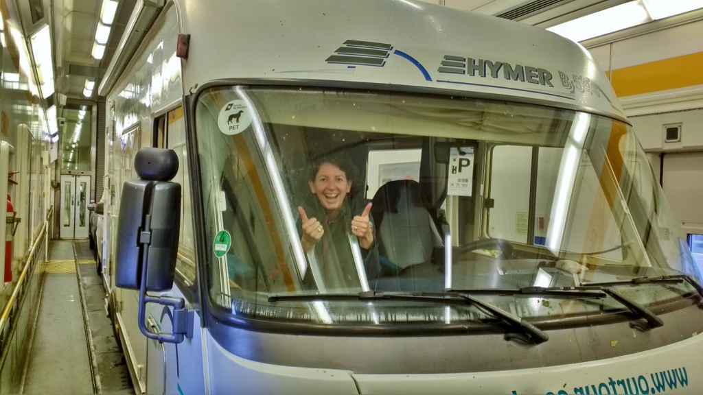 Motorhome on Channel Tunnel