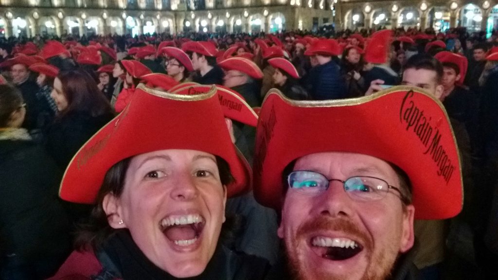 Student New Year in Salamanca Spain