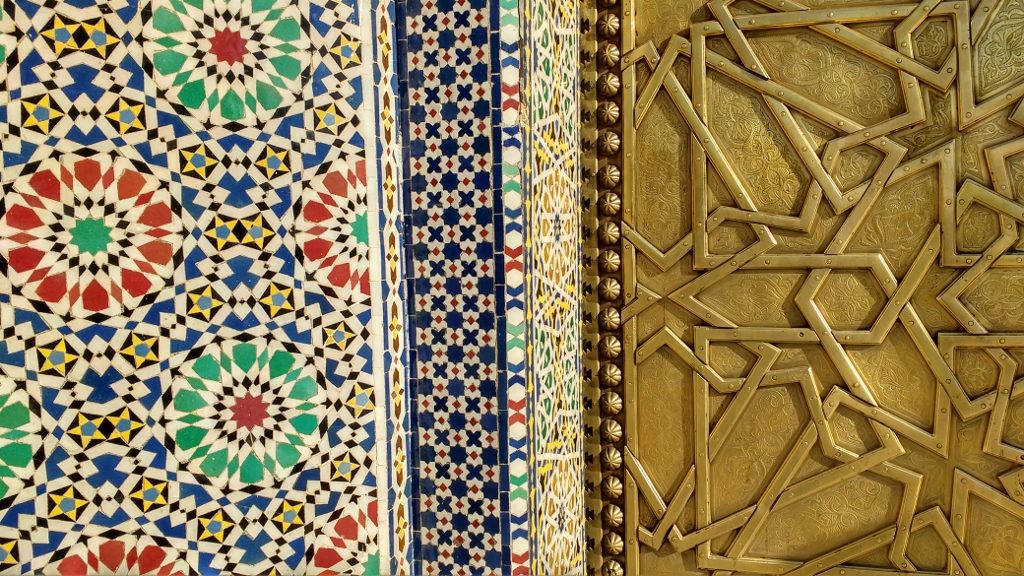 Ancient colours and patterns are everywhere in Fes