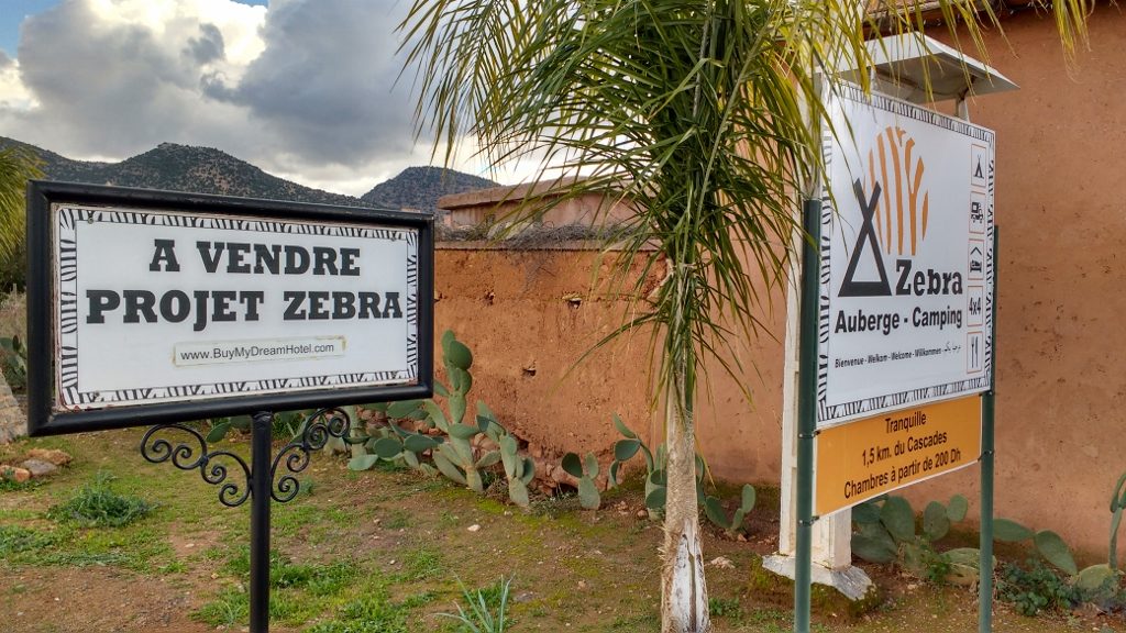 If you fancy a campsite in Morocco, now's your chance!