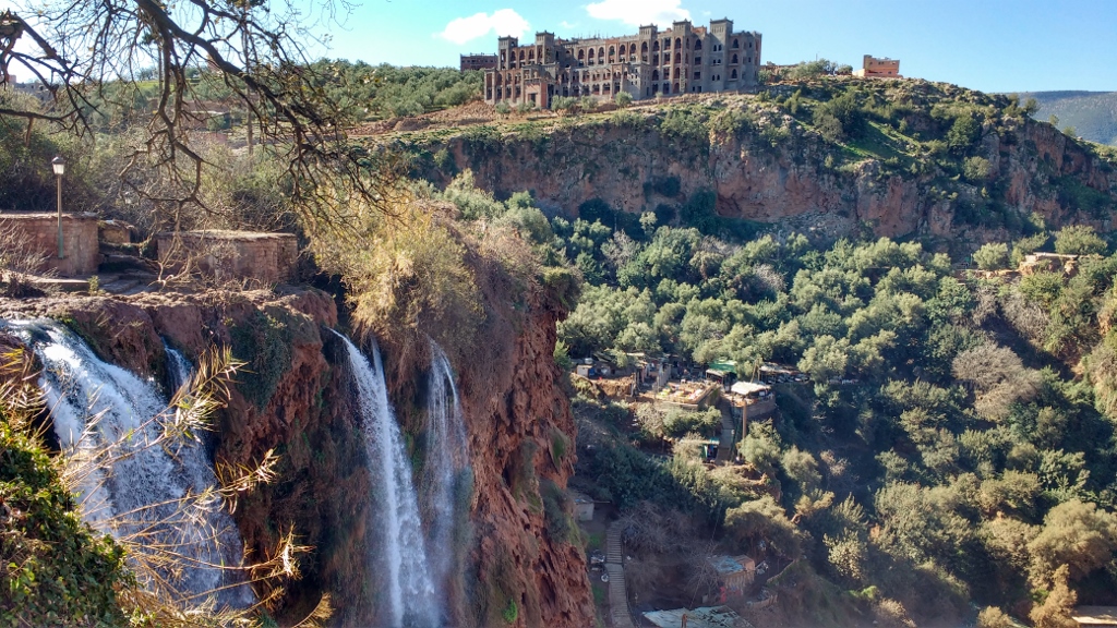 The new hotel in Ouzoud