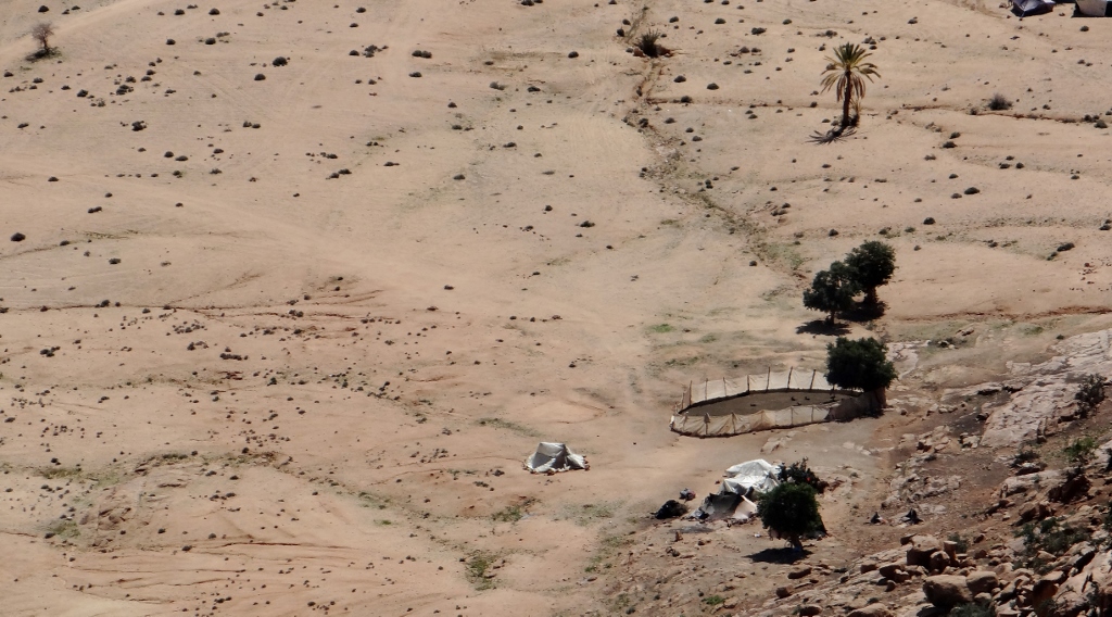 Another Berber tent close to Tafraoute