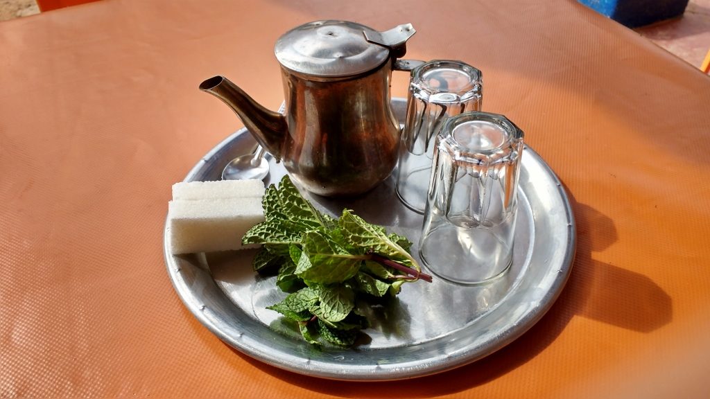 Mint tea in Mirleft