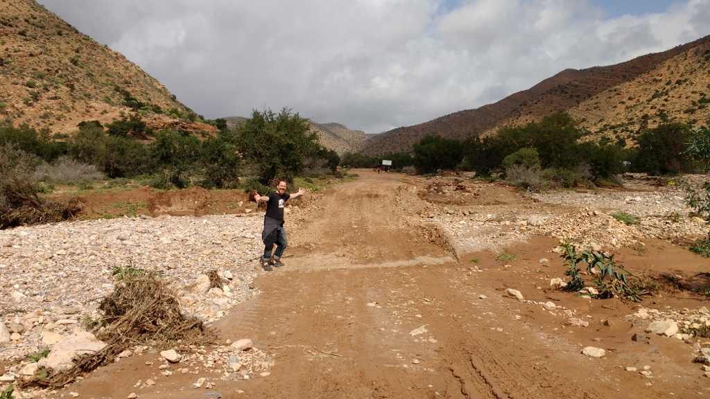 Boom, the piste is back, and easily passable in the biggest of motorhomes