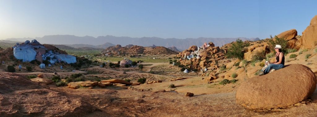 painted rocks Tafraoute Morocco