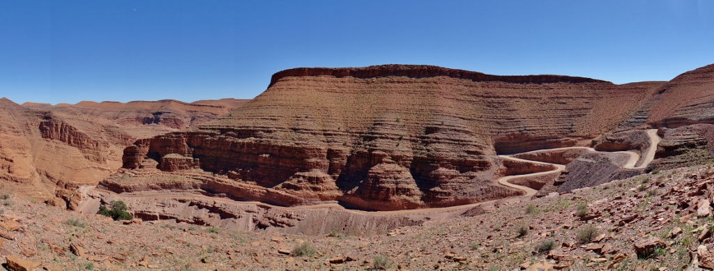 R107 road to Igmir in Morocco