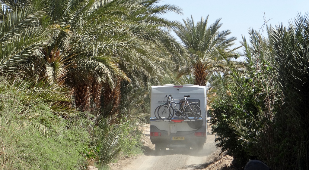 And then brushing it all off in the palm trees on the way into La Chance