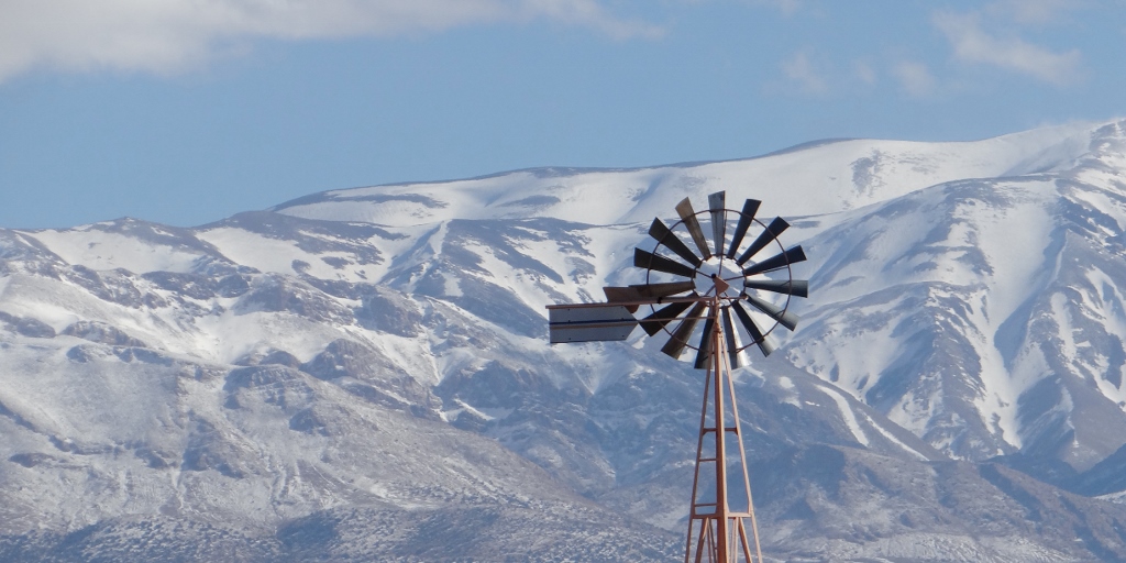 Looking south to the High Atlas from our last stop just north of Midelt
