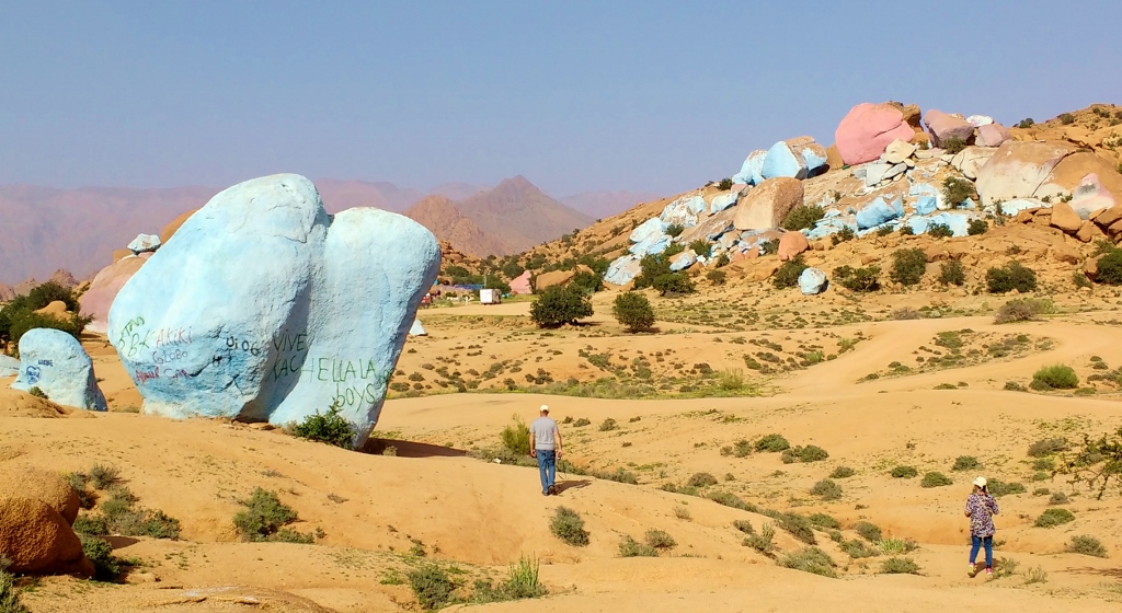 painted rocks Tafraoute Morocco