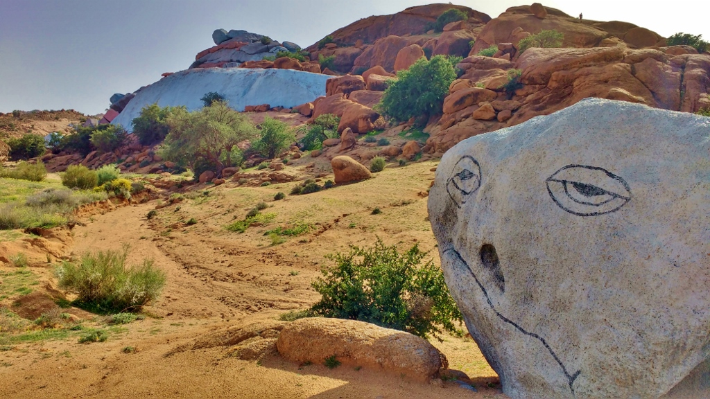 painted rocks Tafraoute Morocco