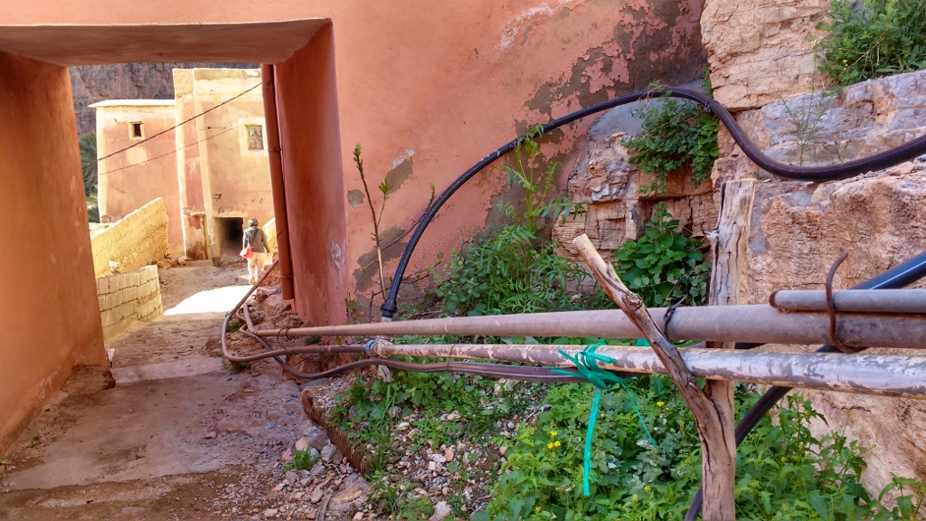 The water supply for one of the villages