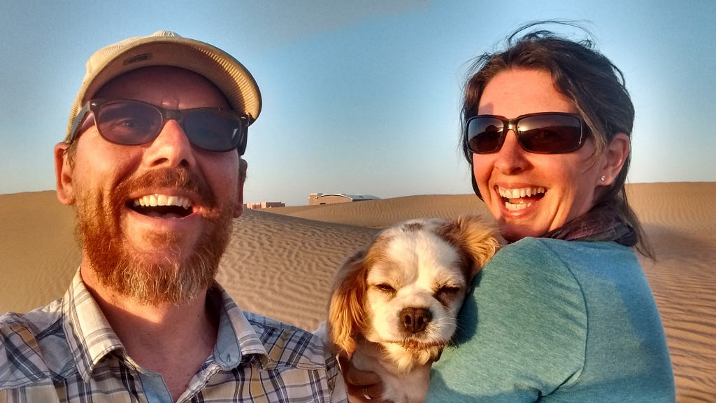 This is the Draa river bed - Morocco's longest river but almost all of it's dry almost all of the time