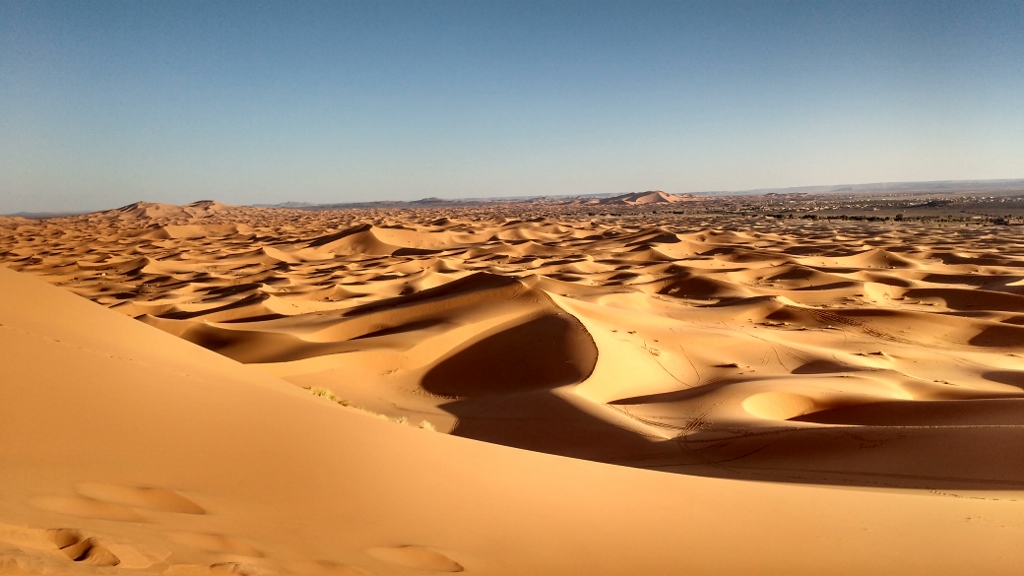 The Erg Chebbi, Morocco