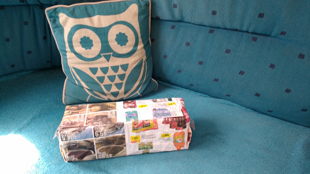 The wrapped Port. Yes, that cushion is the wrong shade of clean. As is much of Zagan after weeks in the desert. I've cleaned the sand and dust off the bikes and oiled 'em.