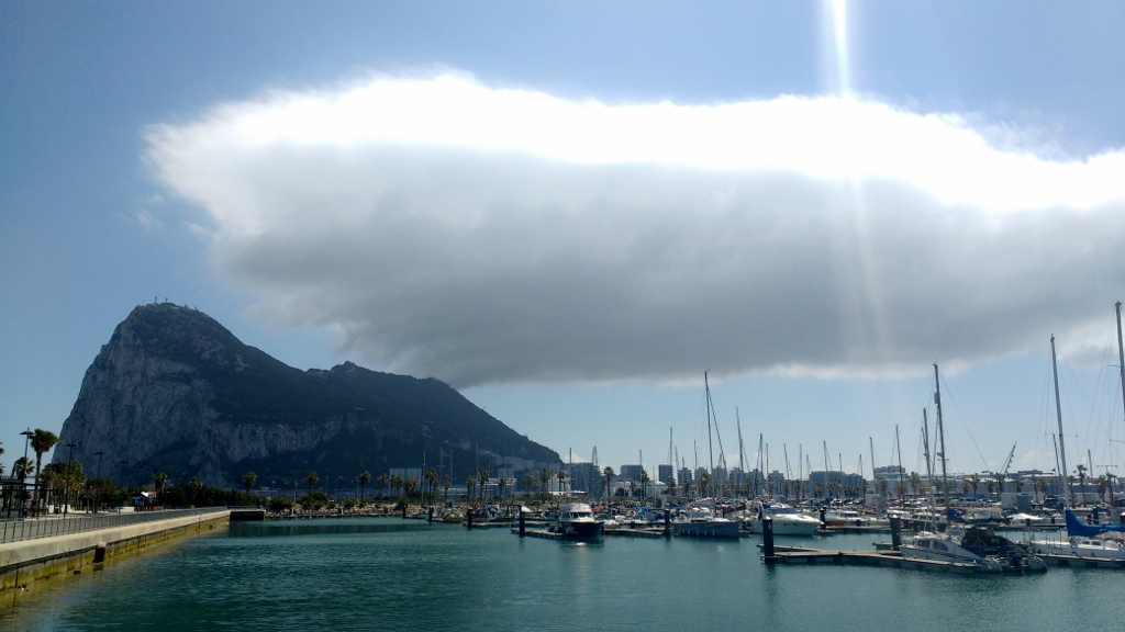 Gibraltar (I love the fact the name of the place has an Arabic origin - derived from Jabal Ṭāriq (جبل طارق), Jabal being the Arabic for mountain.