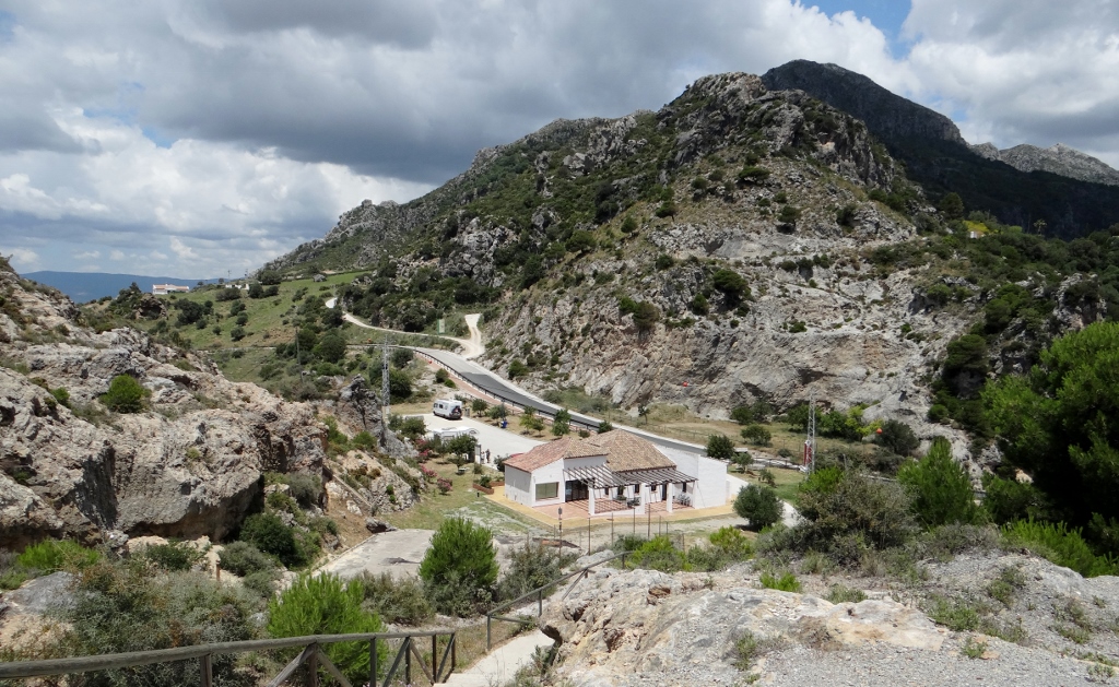 The motorhome aire at Casares