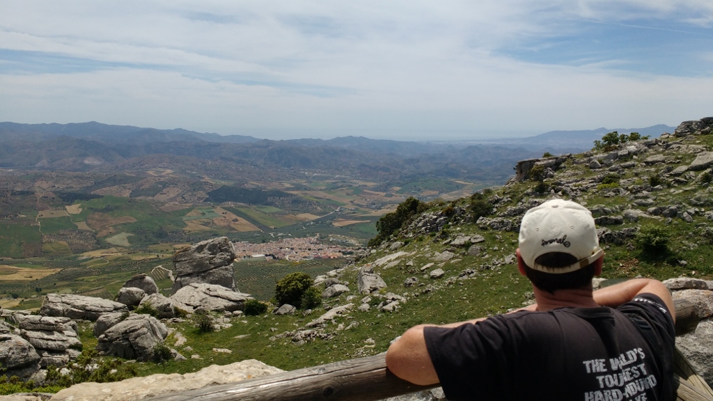 Looking south towards the Costa del Sol