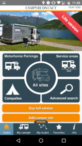 campercontact.com screenshot